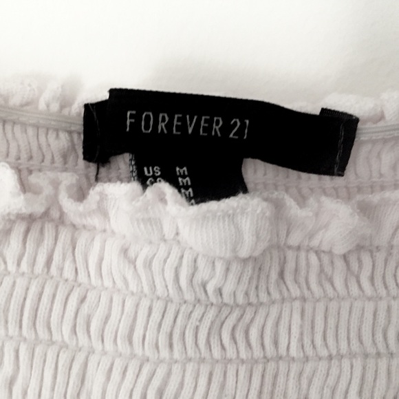 Adorable Forever 21 White Top - Picture 3 of 4